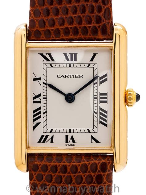 pre owned cartier tank watches.